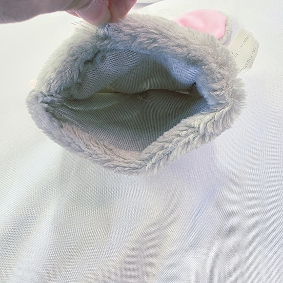 Vintage Mouse Plush Hand Puppet Gray Pink LTD Commodities Korea 10 Inch 1985 - Picture 4 of 9
